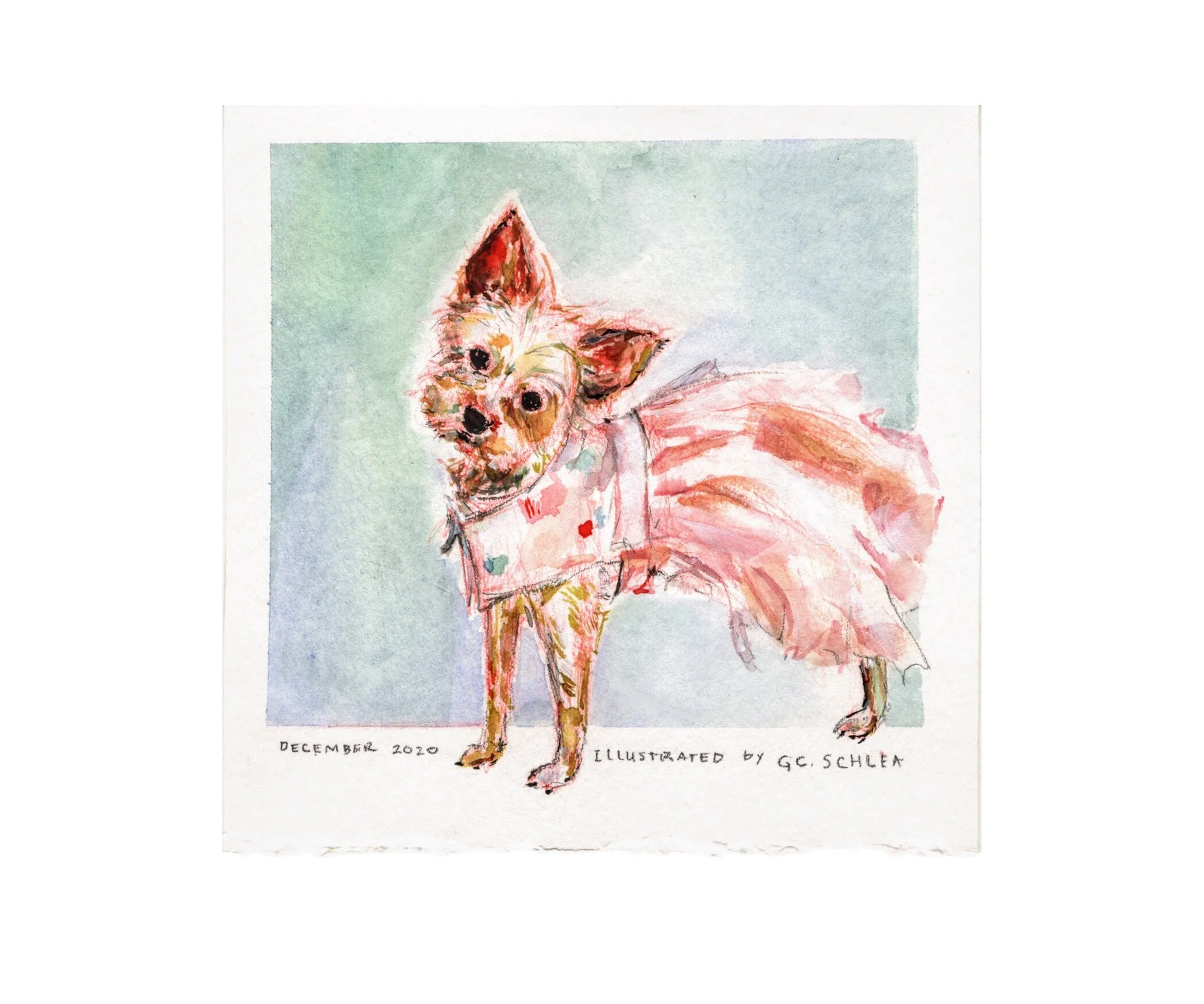 5 x 5” Mini Watercolor Paintings