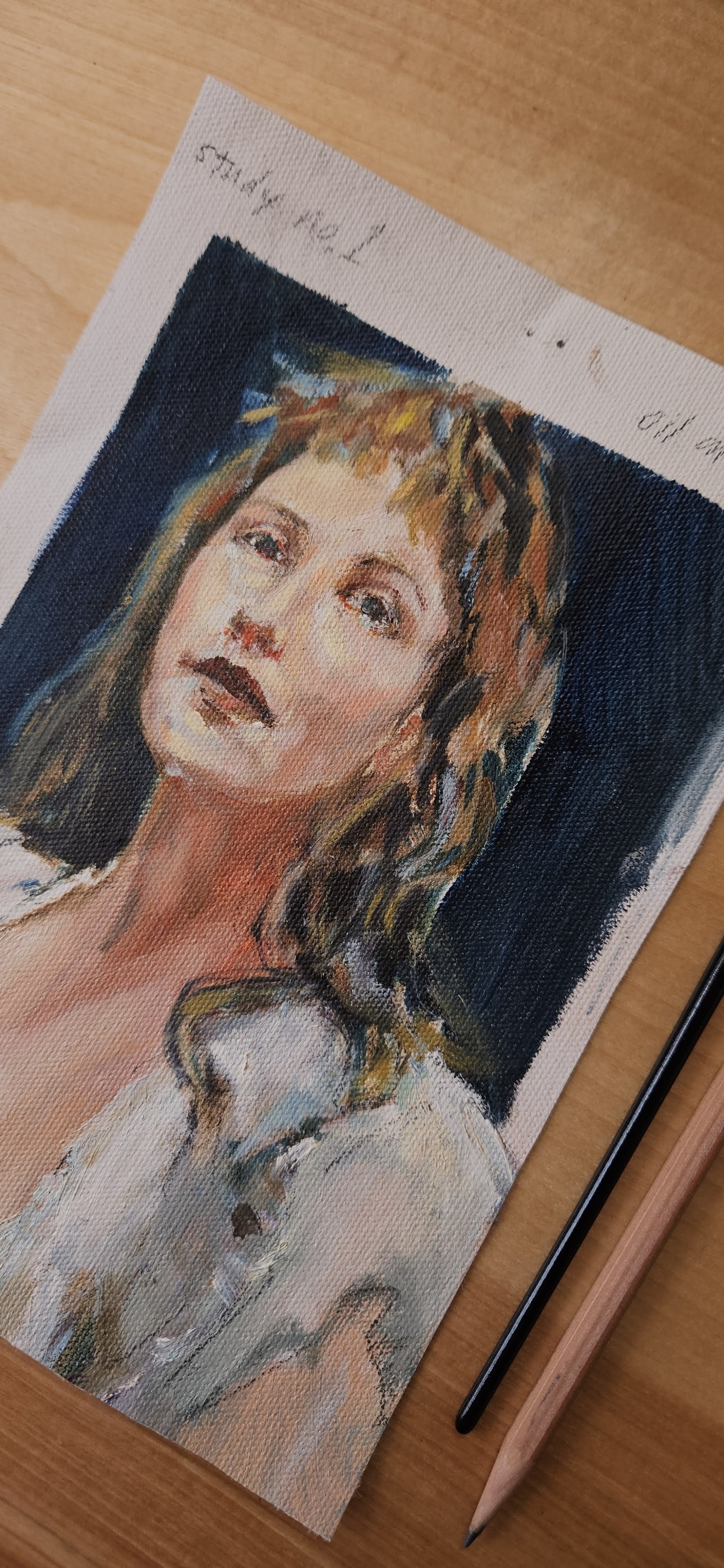 Loose Canvas Portrait Study