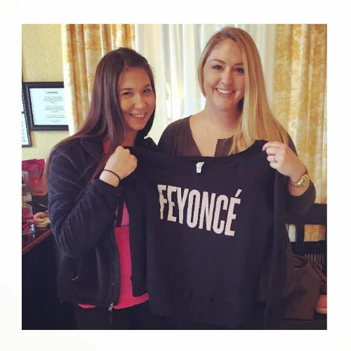Cute Engagement gift: Feyonce Sweater/Shirt, again from ETSY!