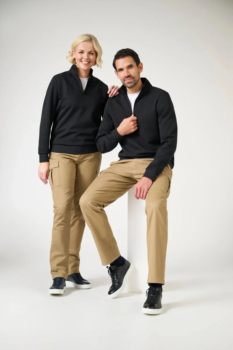 Stamford & Oakland 1_4 Zip Sweat - Black - Medium.jpg