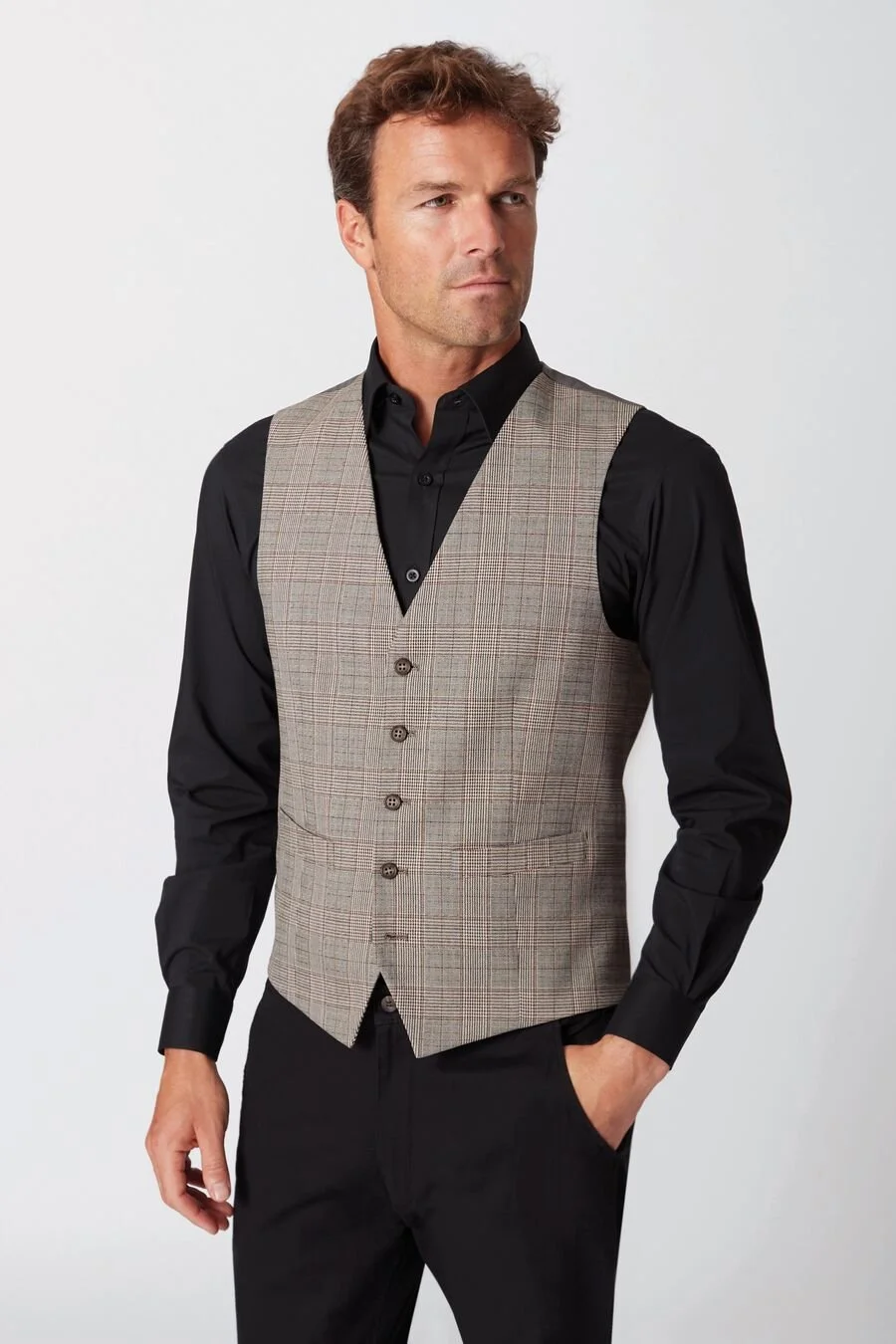 Emilio Waistcoat - Grey Check - 2_3 Image Ratio.jpg