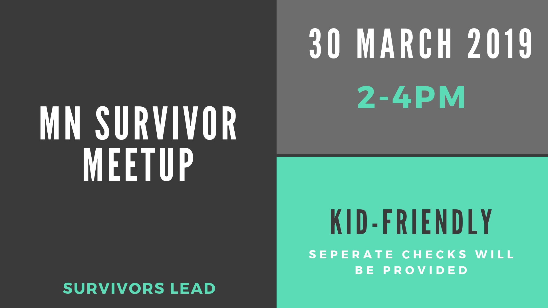 RSVP to info@survivorslead.com for location.