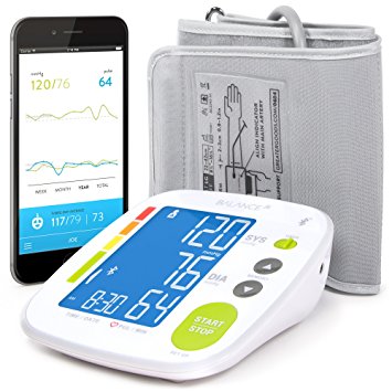 picture of the Balance Bluetooth blood pressure meter