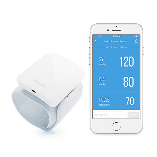 picture of the iHealth® Blood Pressure Monitor