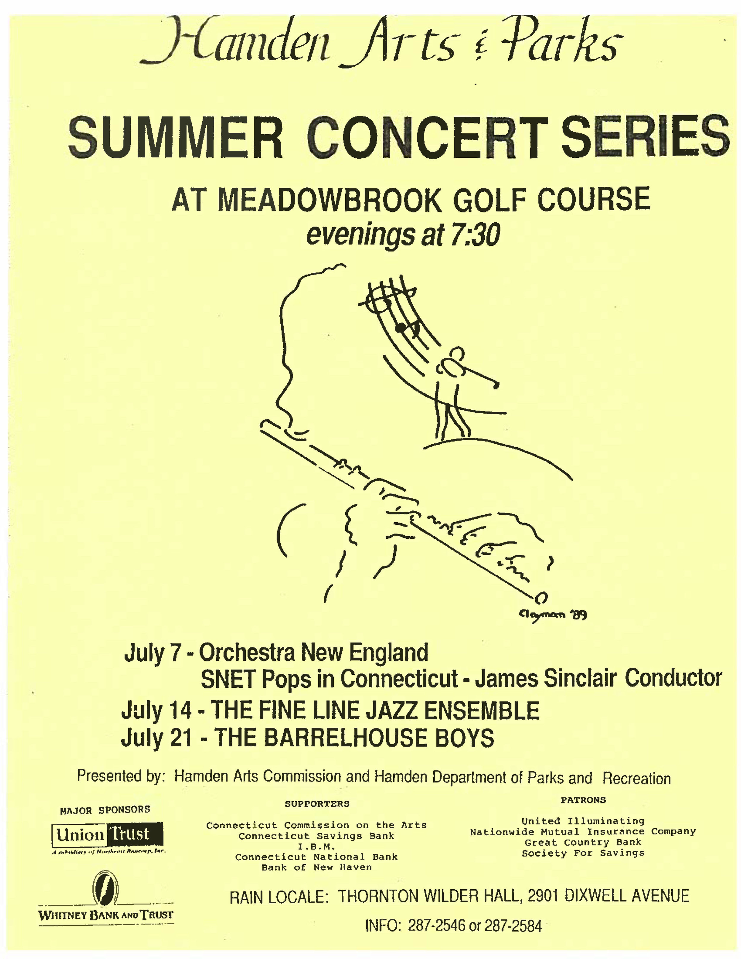 Hamden Summer Concerts 2020 — Hamden Arts Commission