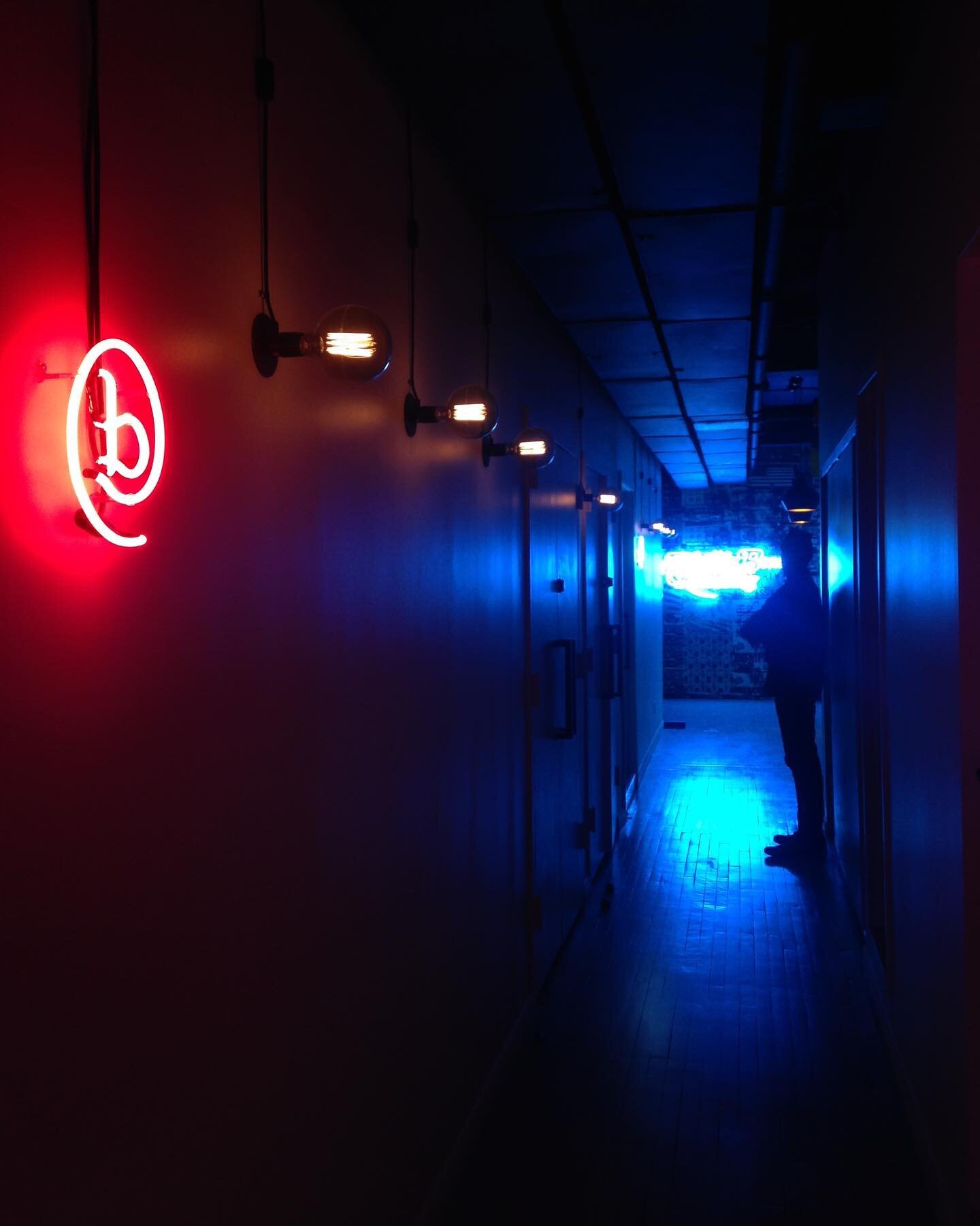 custom recording studio numbers for a client in NYC. Shoutout to my boy @chutneyhigh for the assist! #neon #neonart #neonsign #wayfinding #signage #pvd #pvdneon #lightingdesign #lighting