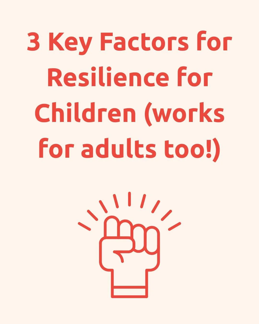 This post is inspired by a blog post that can be found on our website (link in bio). This blog titled &quot;Blessed to be Resilient: 3 Key Factors of How it Works (at any age)&quot; highlights resiliency factors that work for any age! Check out the b