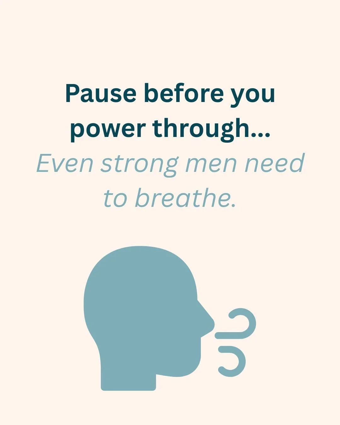 When life gets heavy, most men push harder, work more, stay quiet, or distract themselves. But powering through without pausing only drains your strength faster.

Mental Health Grace Alliance Tip:
Try the &ldquo;Pause + Pray&rdquo; rhythm before reac