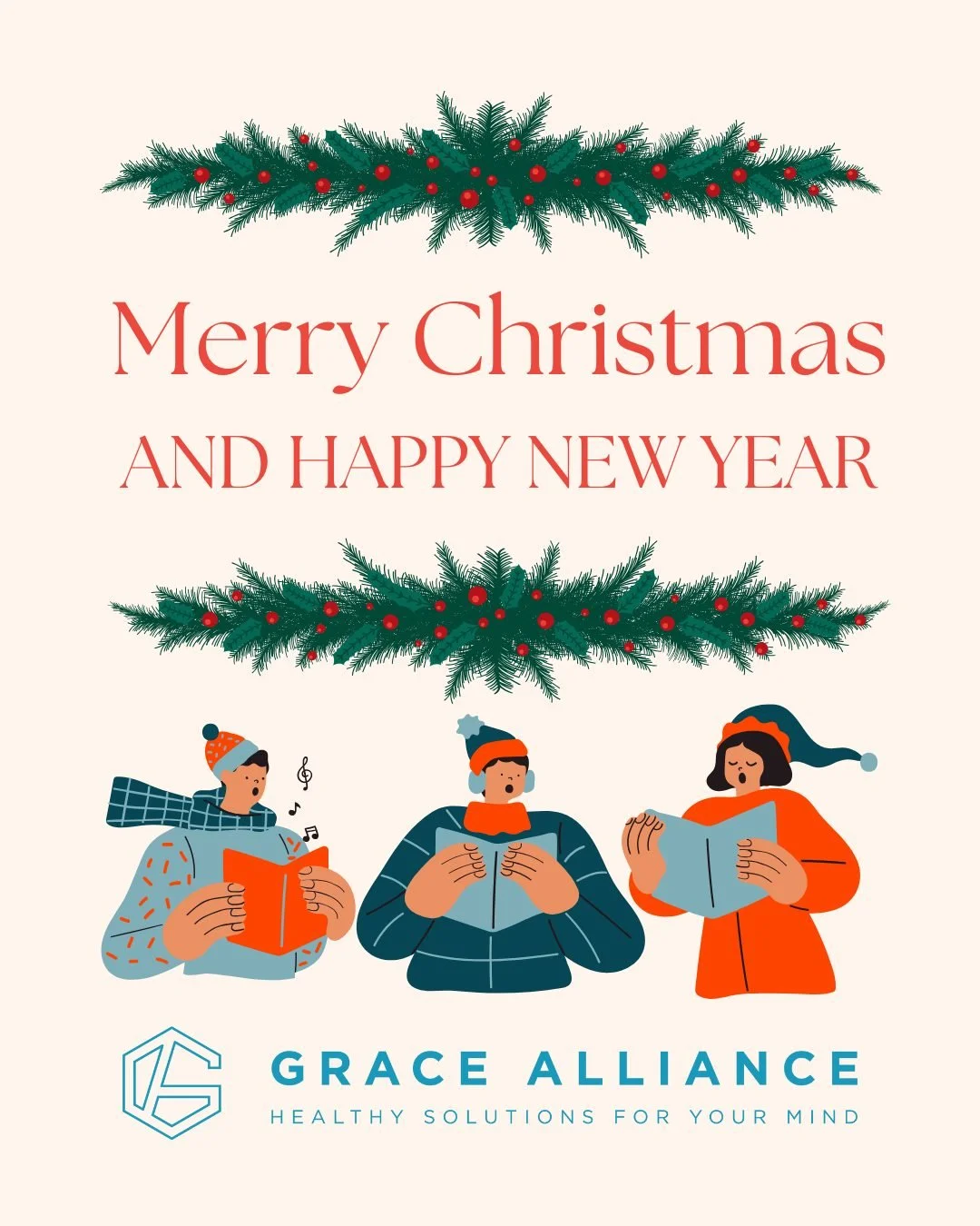 Merry Christmas from our Grace Alliance team, to you!

#MentalHealthGraceAlliance #ChristianMentalHealth #FaithAndMentalHealth #HealingThroughGrace #merrychristmas