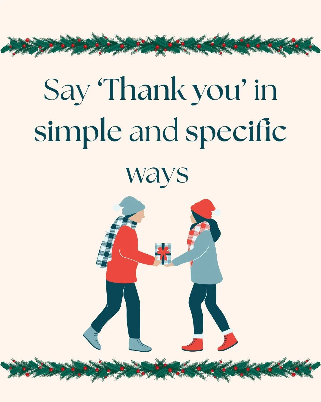 Pulled from our Stress Free Mental Health Holliday Tips, don't forget to say thank you and express gratitude this holiday season

#MentalHealthGraceAlliance #HealingThroughGrace #FaithAndMentalHealth #ChristianMentalHealth #GraceForTheJourney #thanky