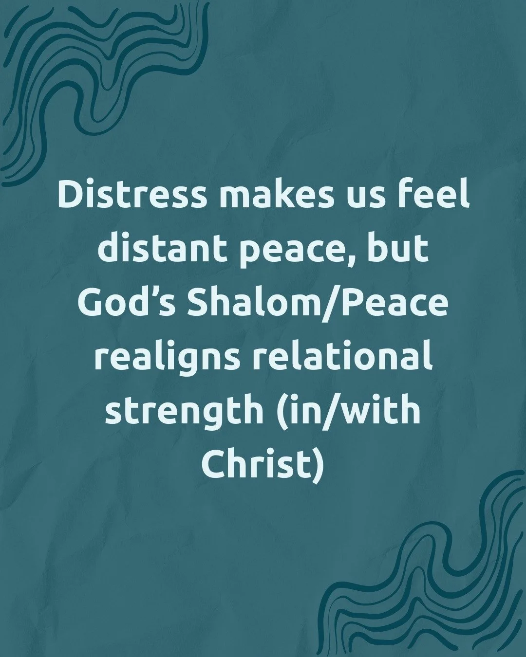 This post is pulled from the "A Fresh Lens to Biblical Peace for Mental Health Challenges" blog posted on our website. This next series of posts will follow this blog's highlights and takeaways.

#FaithAndMentalHealth #MentalHealthGraceAlli