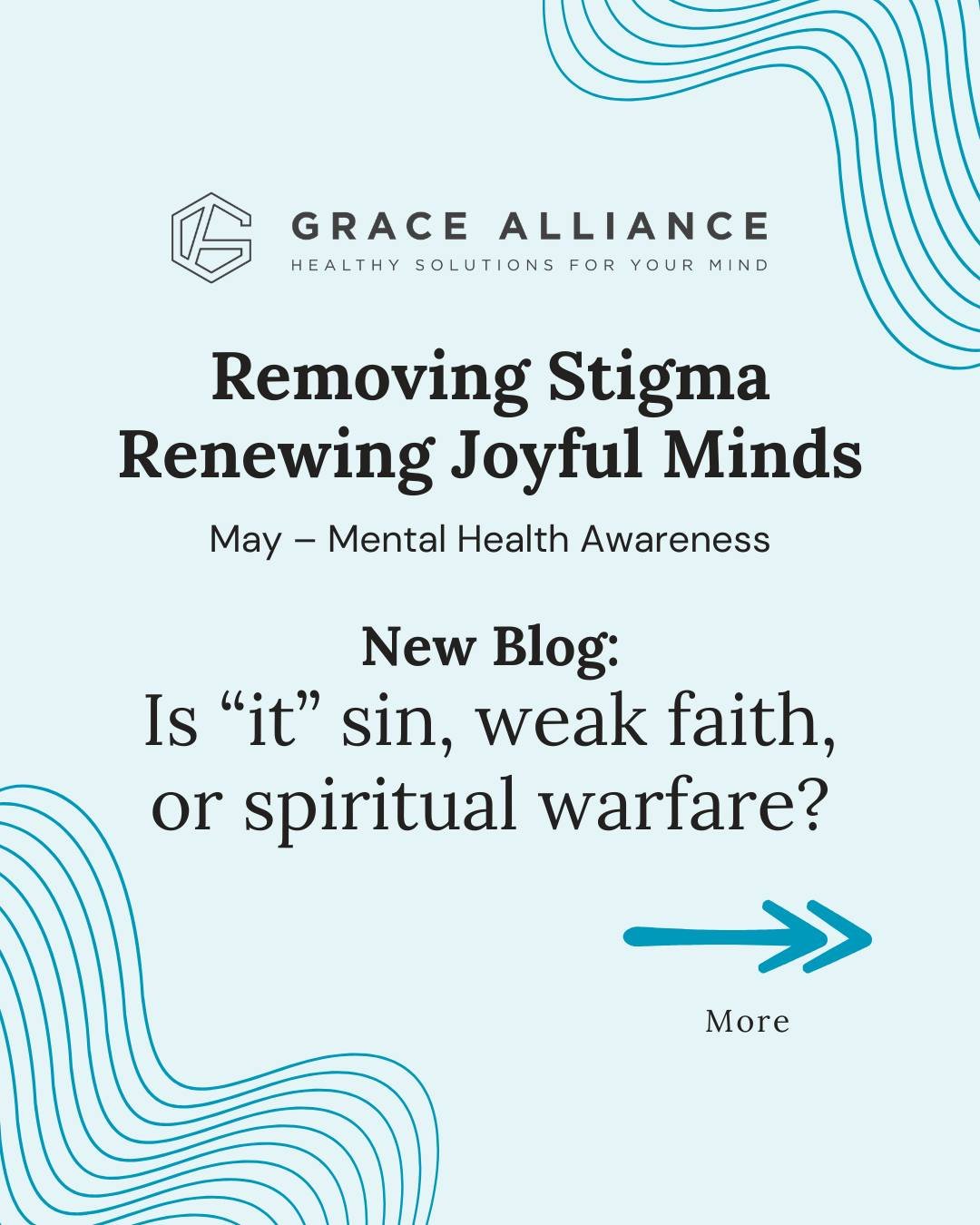 Click the blog link in our bio to read! We're helping remove stigma and renew joy throughout May (Mental Health Awareness)

#mentalheal #mentalhealth #mentalhealthsupport #christianmentalhealthawareness #mentalhealthawareness #mentalhealthadvocate #G