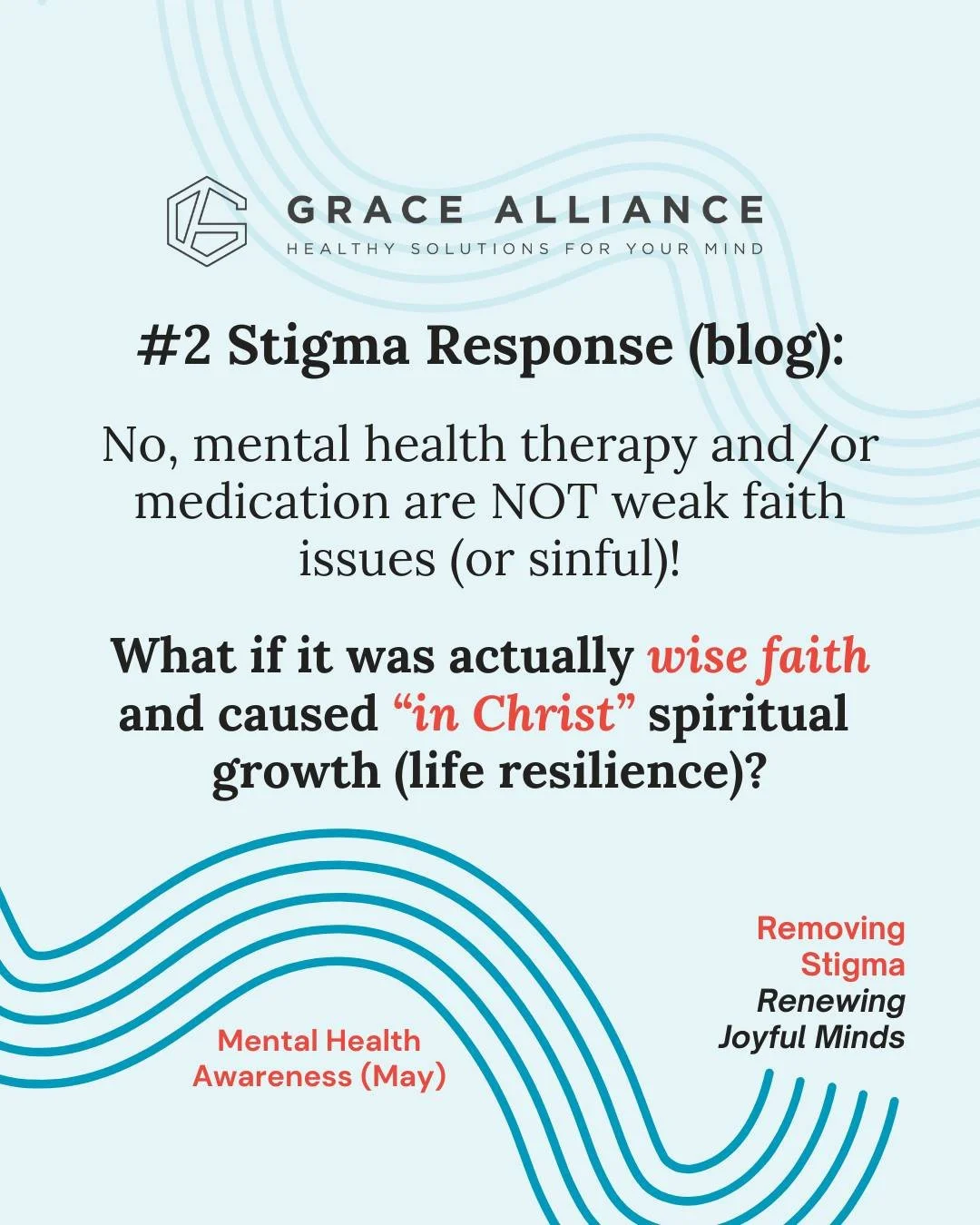 We get honest about its imperfections, but also about how it can be extremely beneficial, even spiritually! Click the blog link in bio (then type "medication" in blog search, and read the first article). 

#MentalHealthGraceAlliance #Resili