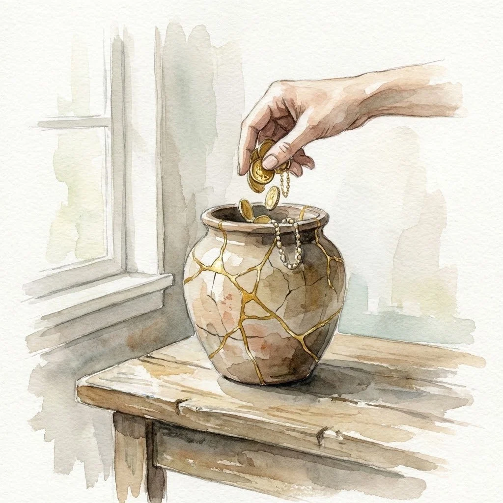 God putting treasure in jars of clay - Mental Health Grace Alliance