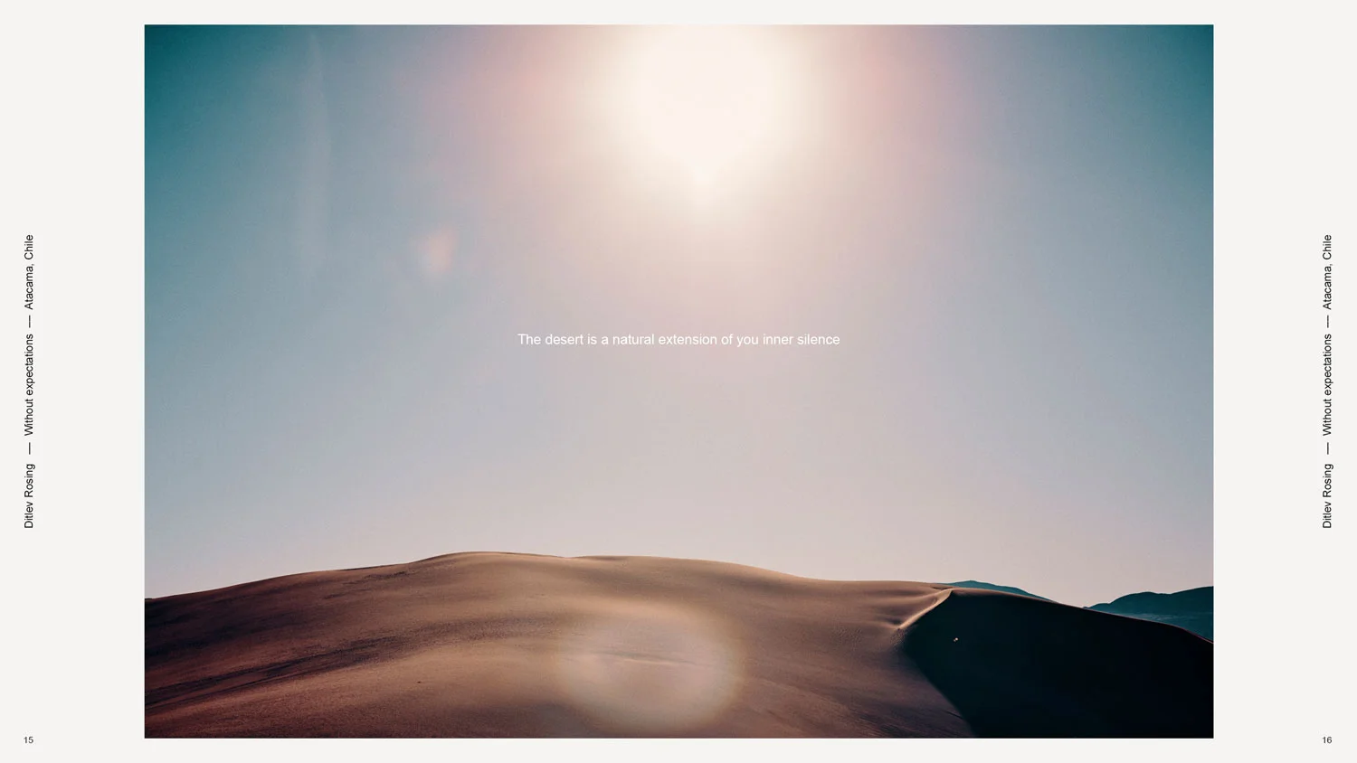 Without Expectations // Atacama