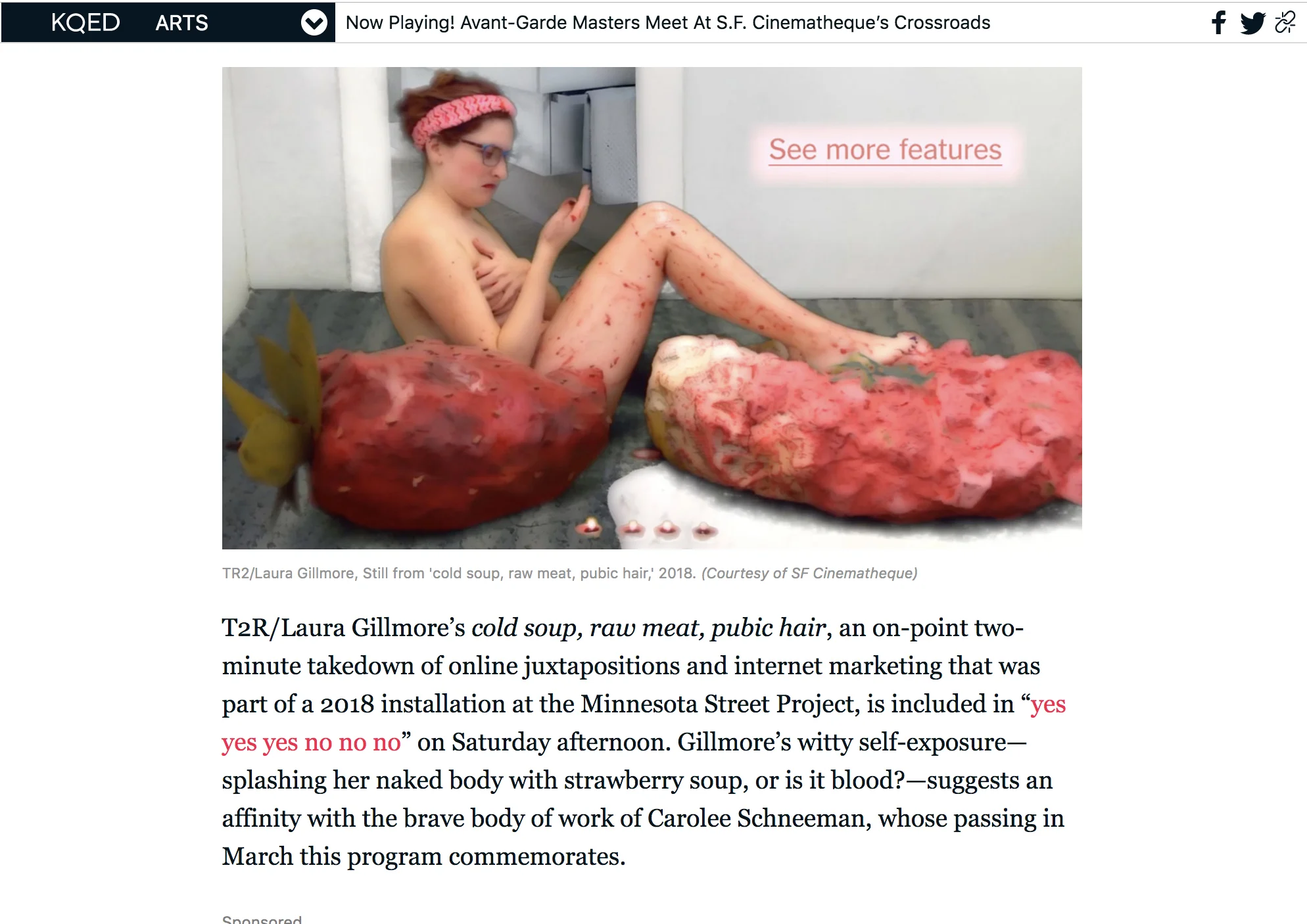 Now Playing! Avant-Garde Masters Meet At S.F. Cinematheque’s Crossroads