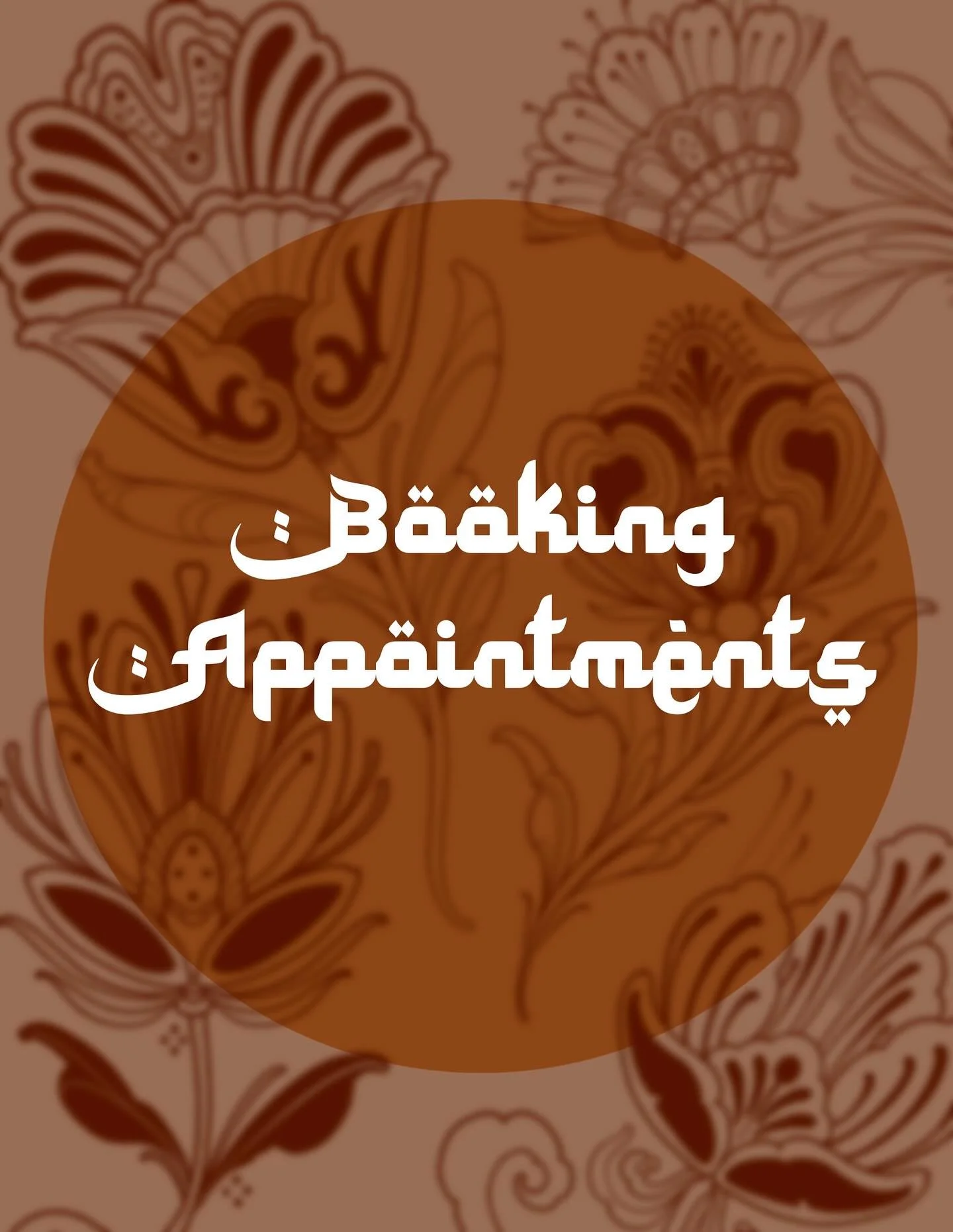 ❖ BOOKING APPOINTMENTS ❖