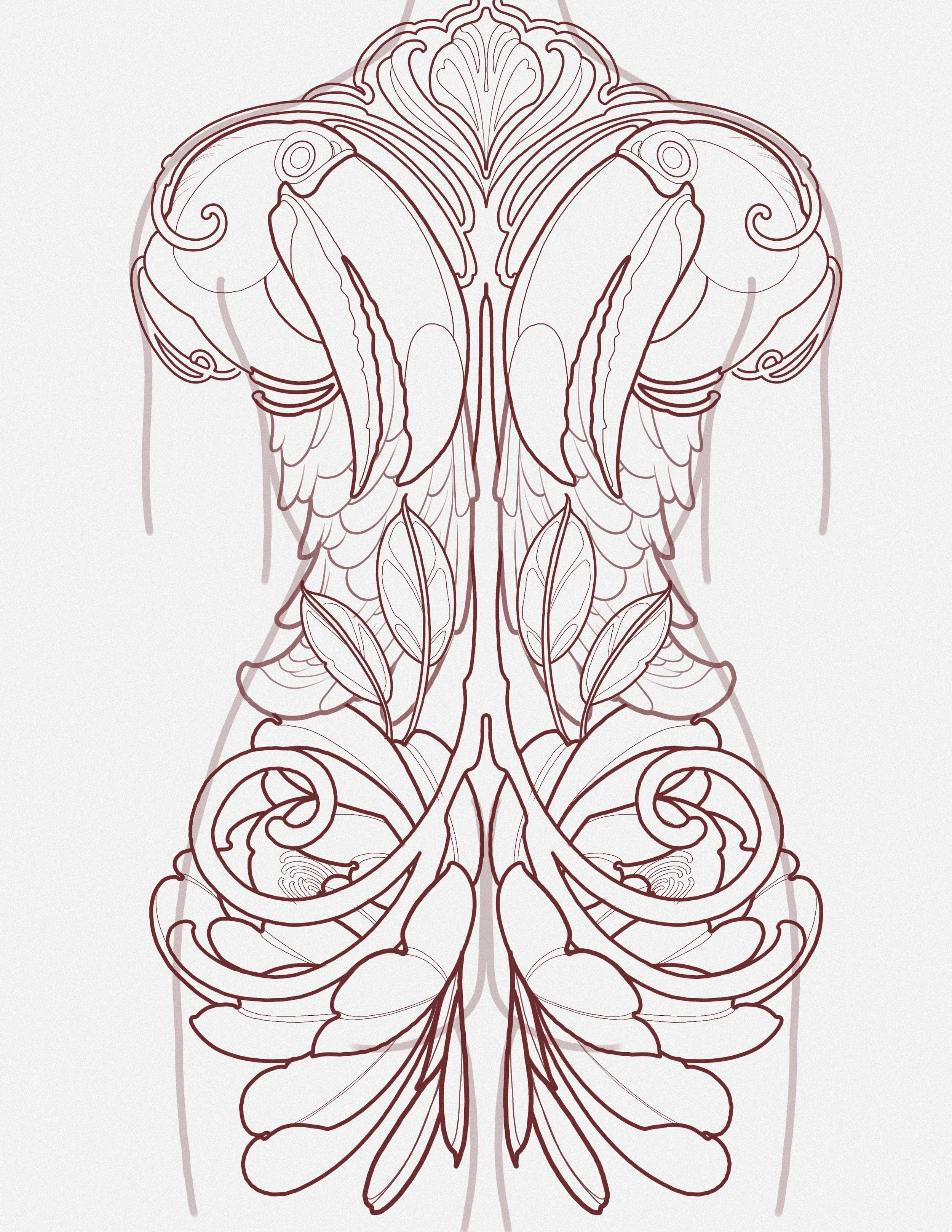 Toucan Back-piece