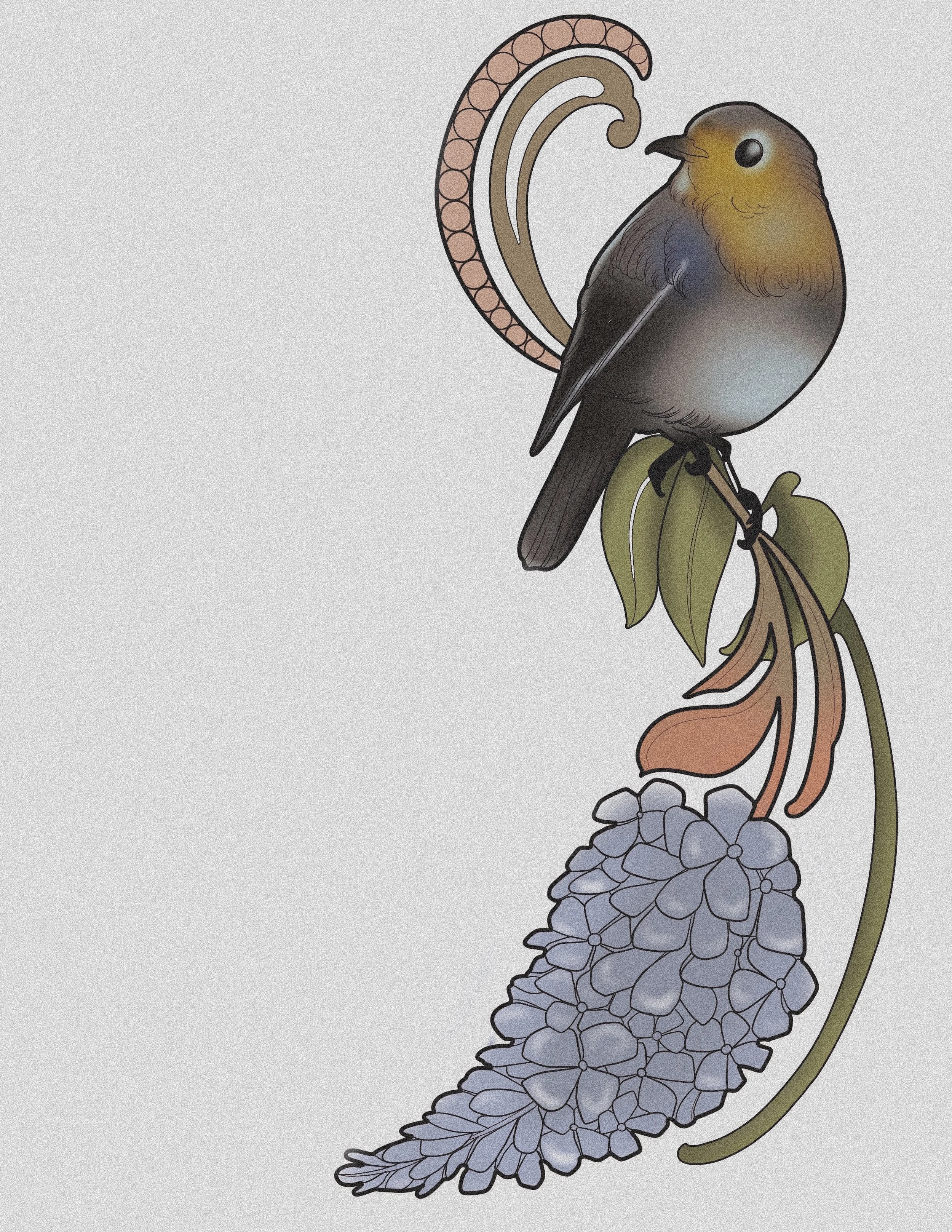 Bird Nouveau Two