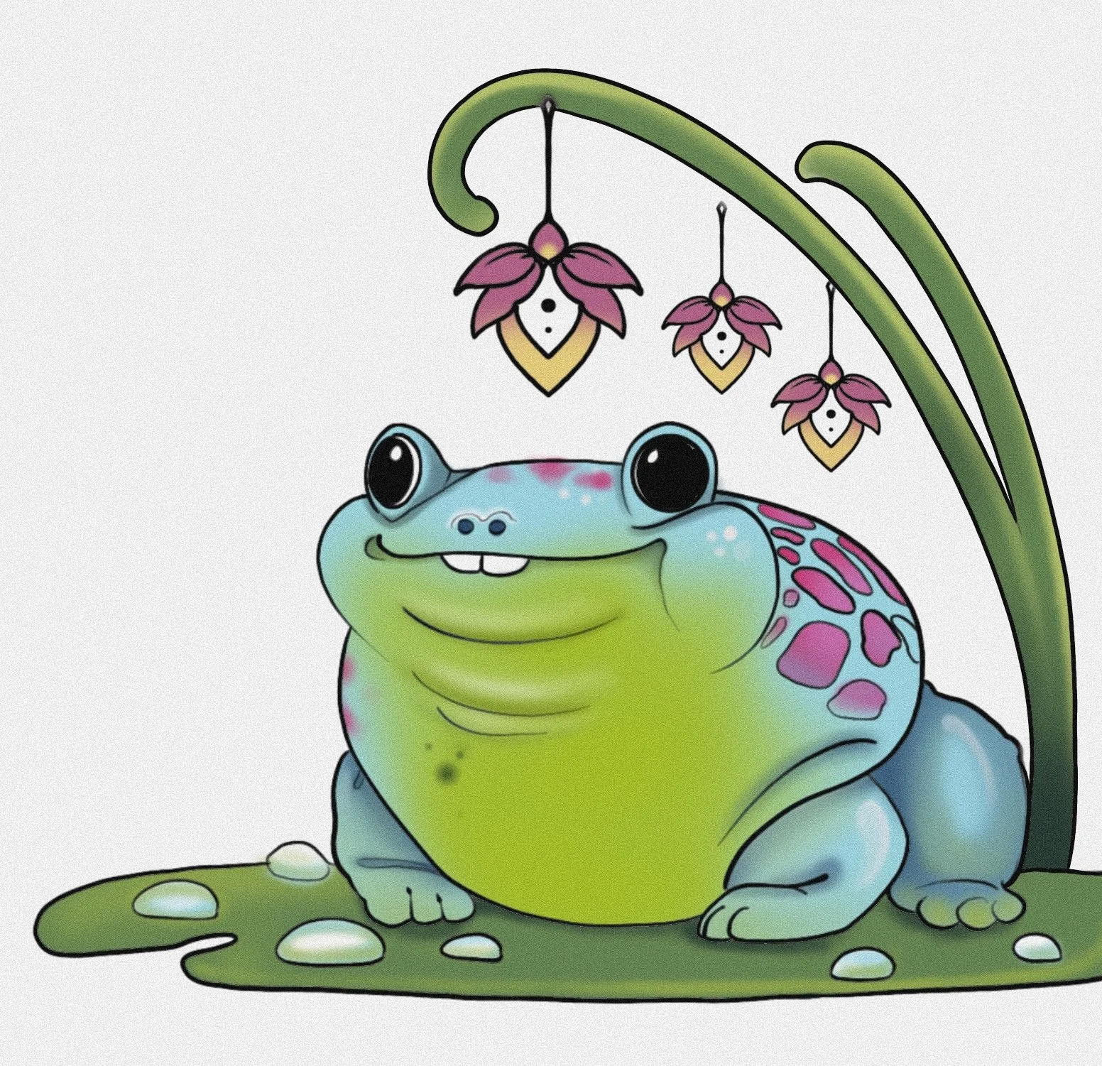 Grumpy Chudkins Frog