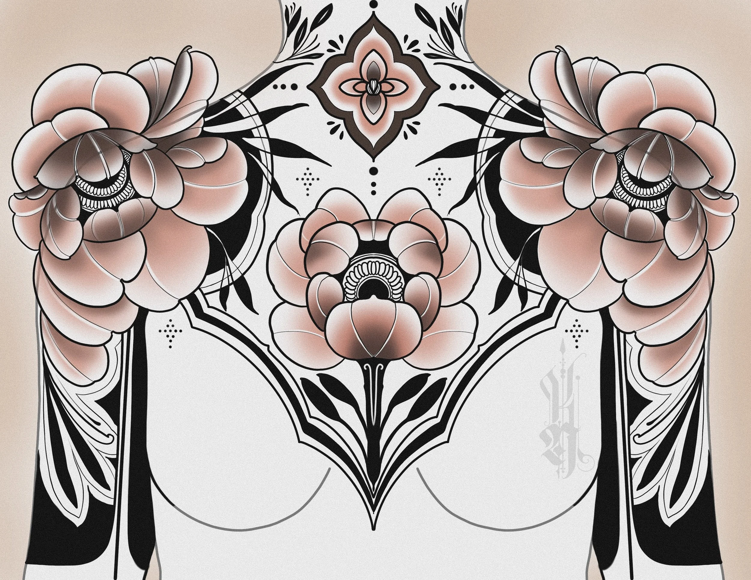 Peachy Blooms