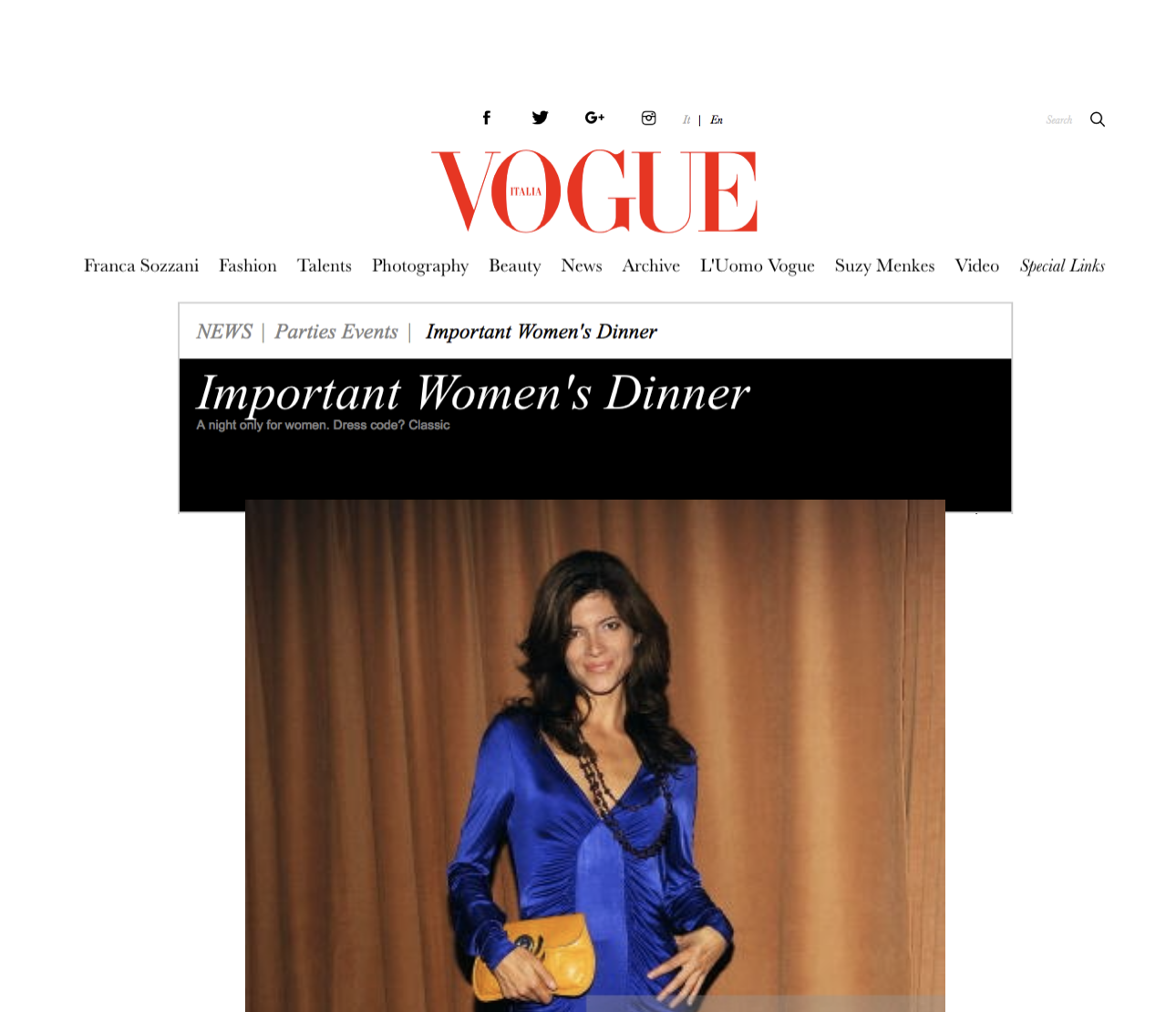 Italian Vogue Feature