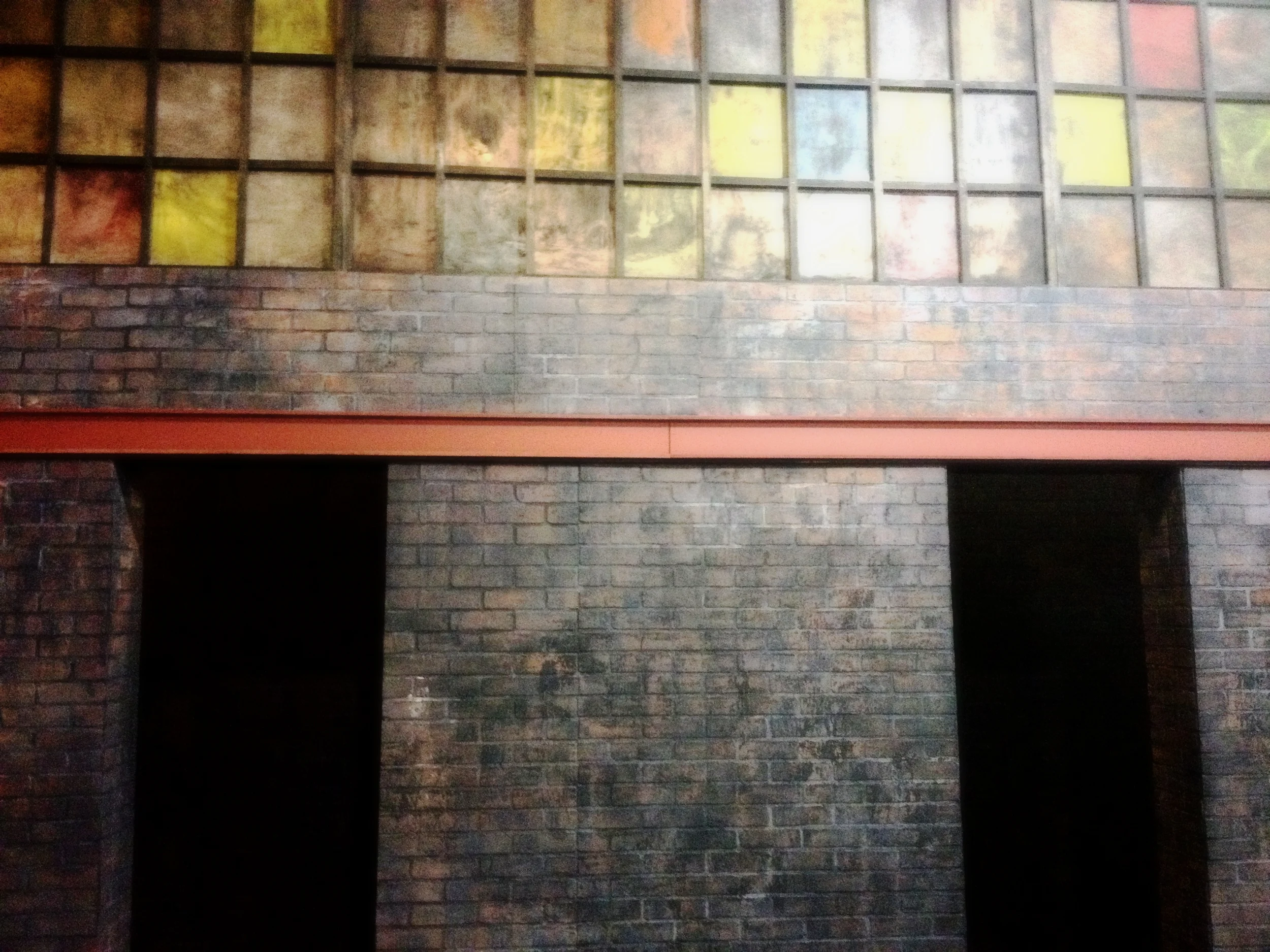  FORGED IN FIRE, HISTORY CHANNEL: (FAUX WAREHOUSE BRICKS AND WINDOWS) 