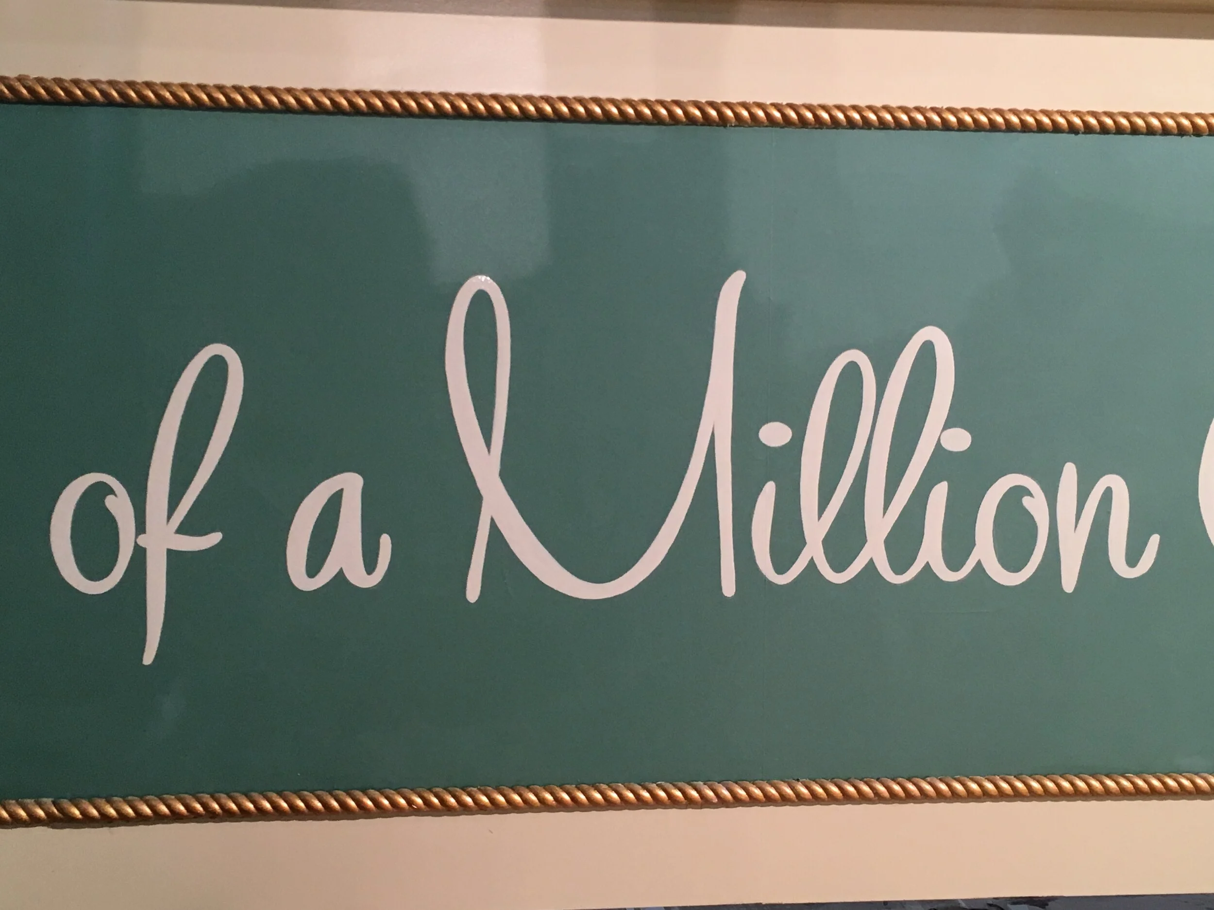  WEST SIDE STORY: HAND PAINTED SIGN 