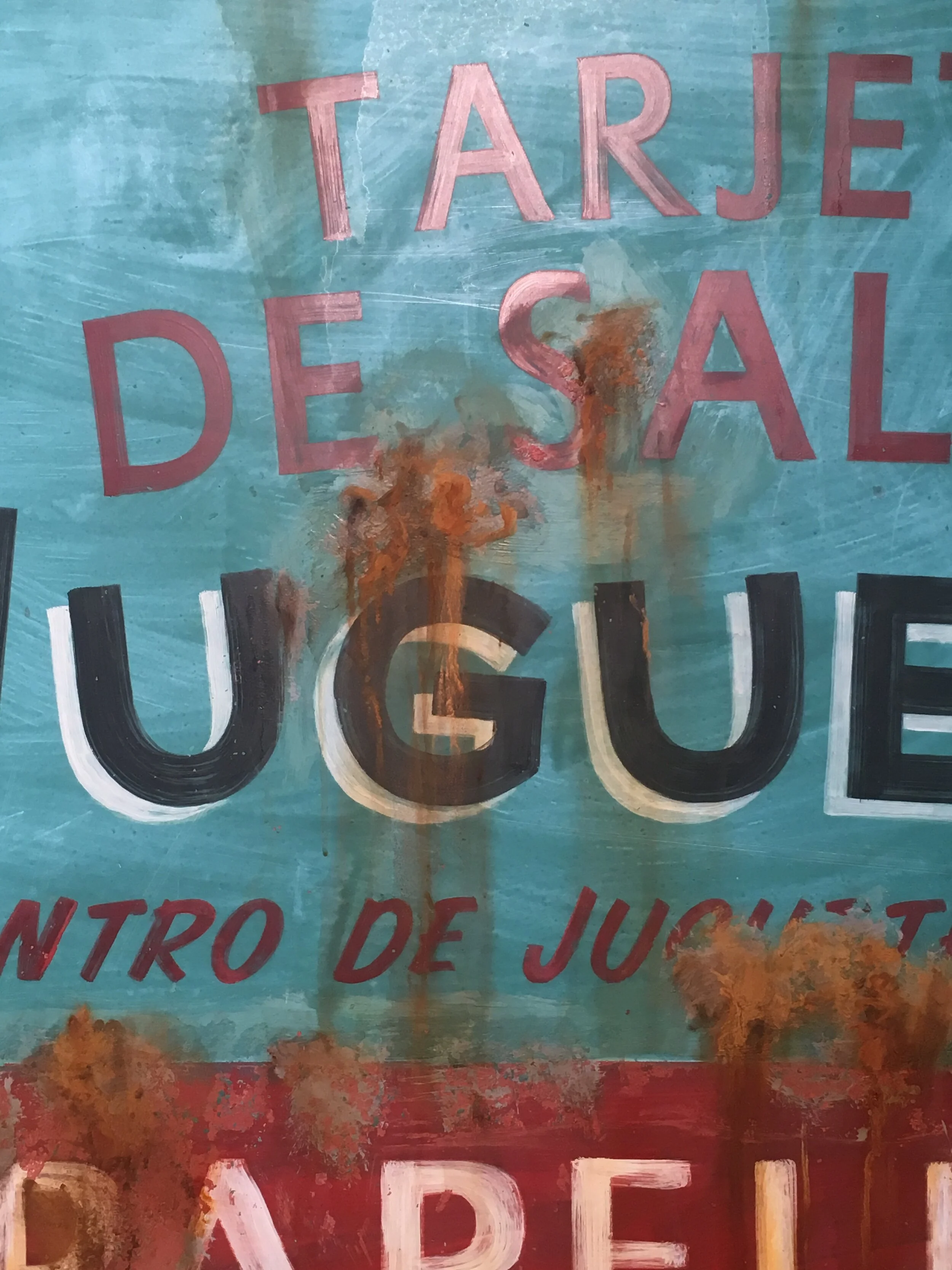  WEST SIDE STORY: JUGUETES SIGN RUST DETAIL  