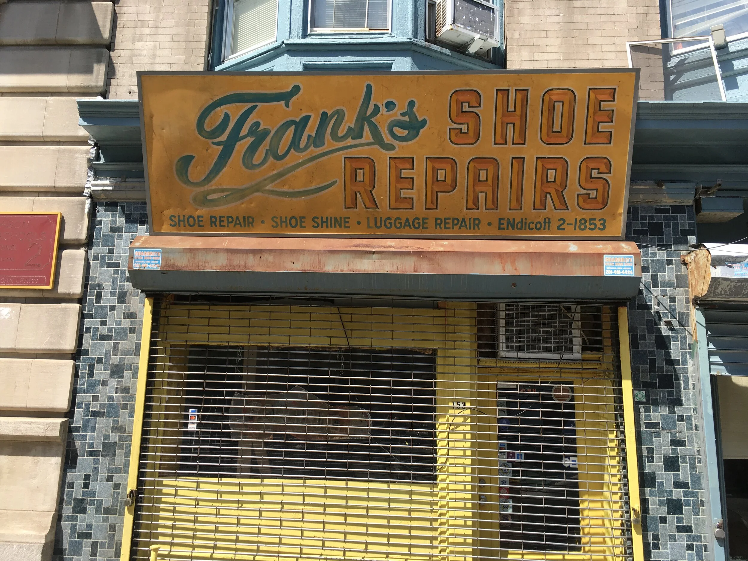    WEST SIDE STORY: “FRANK’S” ON LOCATION 
