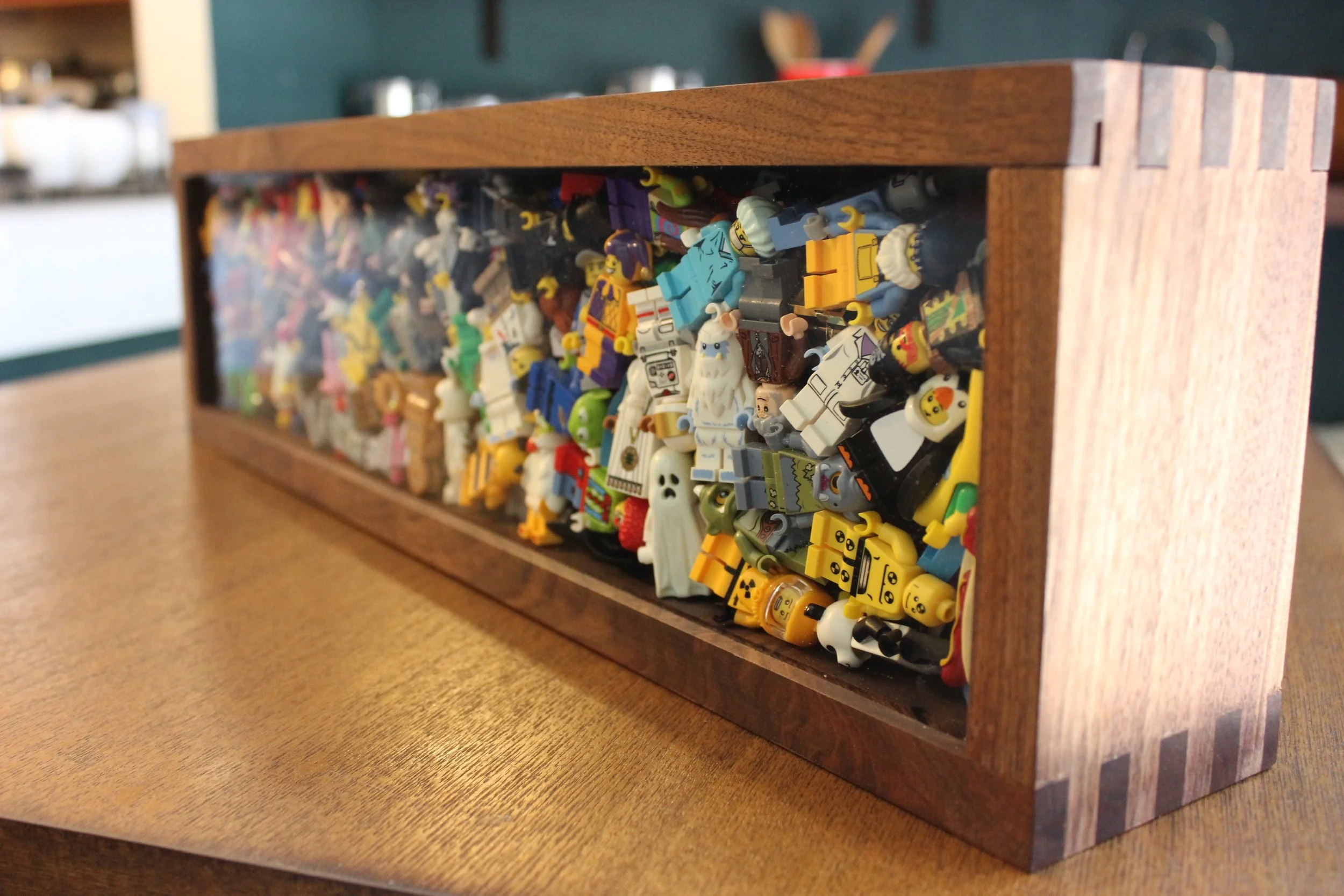 lego minifigure shadow box