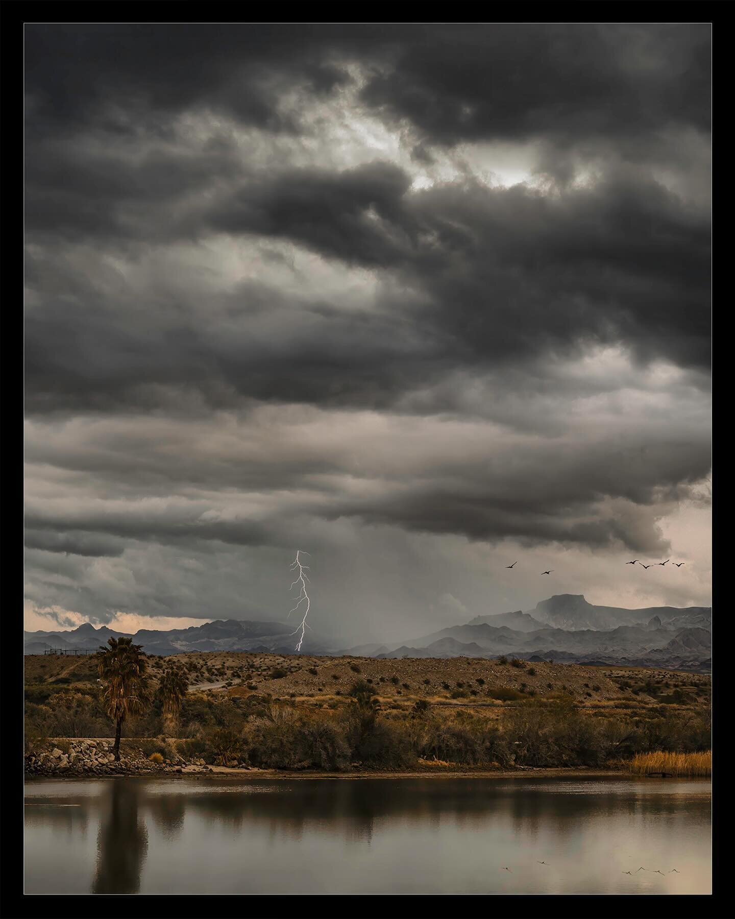 Looking East at the mountains from Bullhead City Riviera over the Colorado River during last weekend&rsquo;s storms! Hard to beat a desert landscape scene when the clouds were so ominous!

Taken: 03.16.2024
Nikon Z7ii Mirrorless
Nikon 28-300mm f/3.5-