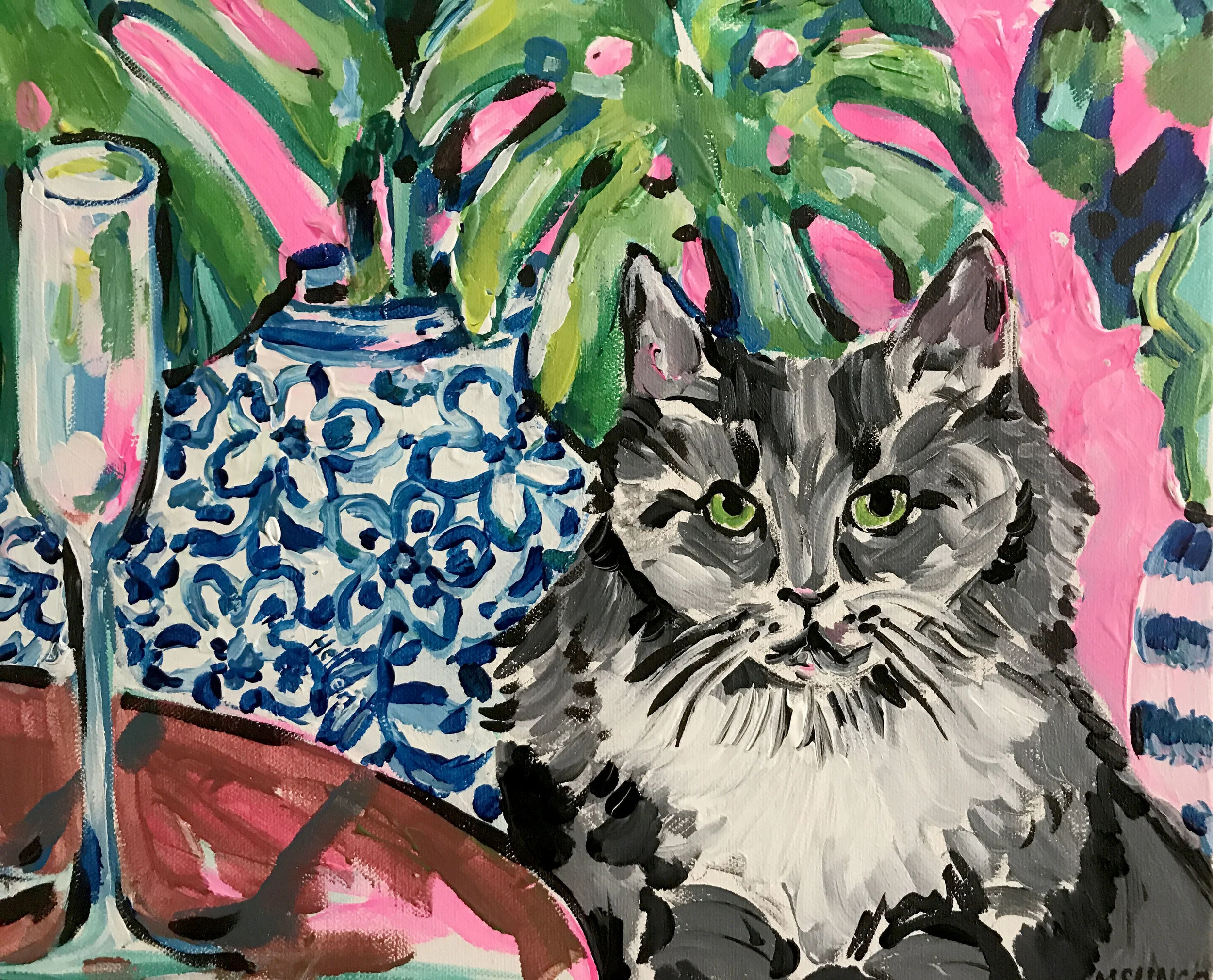 Stanley and the Bubbly, detail.