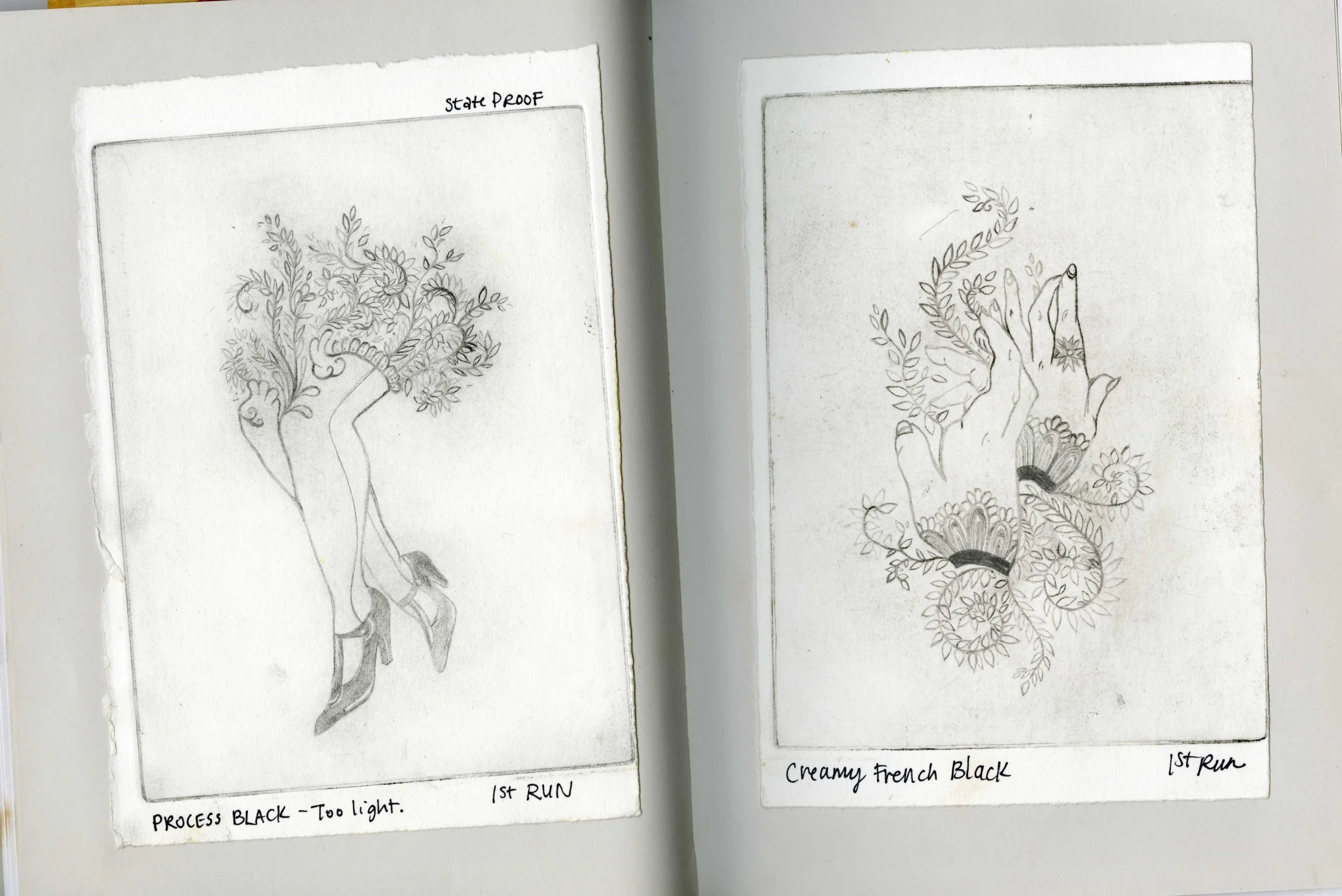 Printmaking Sketchbook