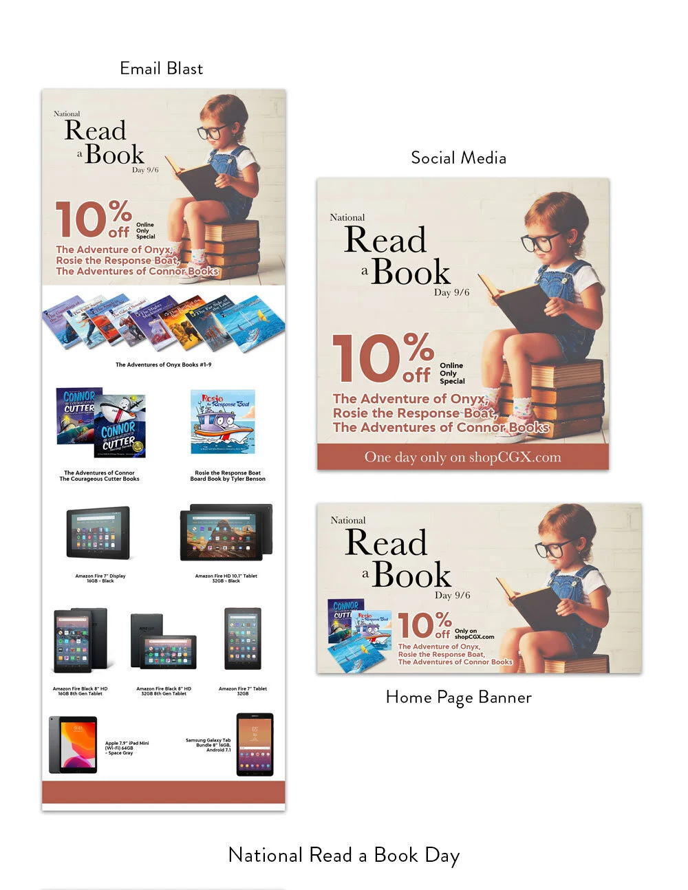 CGX Read a Book Day Themed Eblast