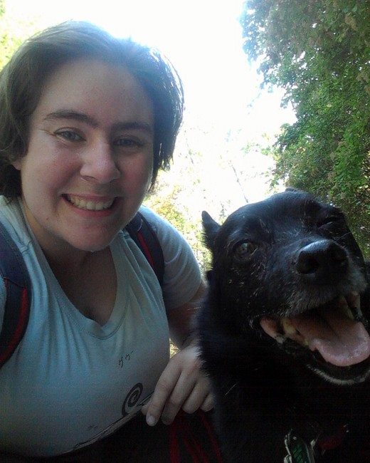 My first walk with Bear in 2015!