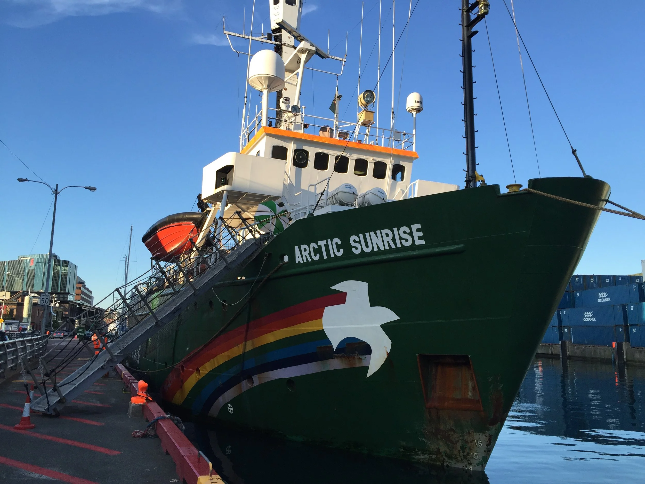 In The Harbour: M/V Arctic Sunrise</em></span>