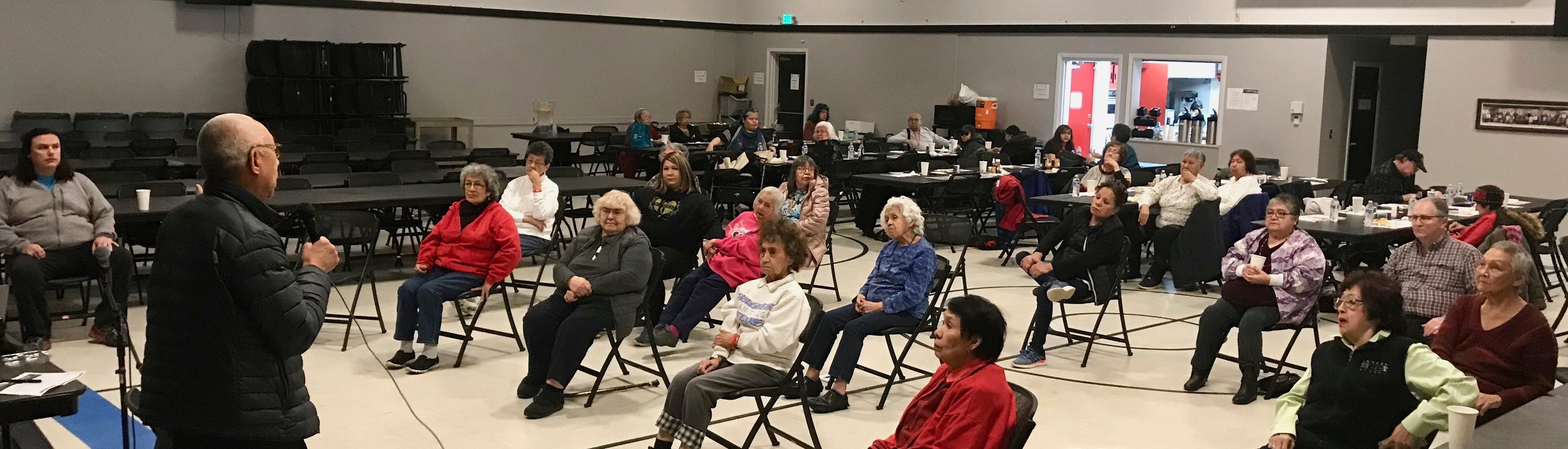 Elder's Lunch at Central Council Community Center, February 2018