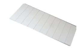 Standard Vinyl DocksBuilt with anodized stringers and a strong bi-directional frame that helps minimize squeaking. The strong 1 9/16" thick decking is cool, soft, foot-friendly and attached to the frame via hidden mounting screws. This modern interp…