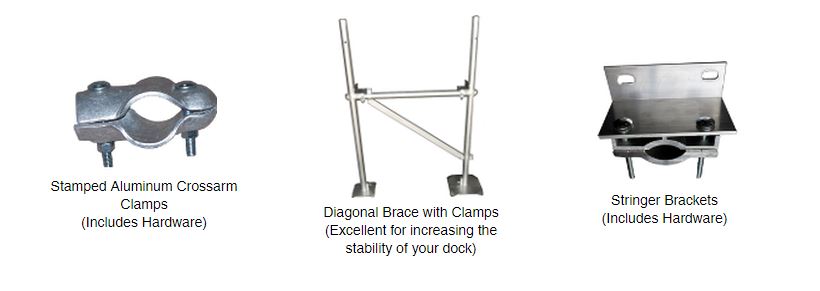 Our line of traditional support options are the perfect choice for the budget minded. Made from stamped aluminum which will not crack or break like inferior cast-molded products. Includes all necessary hardware. Fits 2" Steel or 2" Aluminum crossarm…