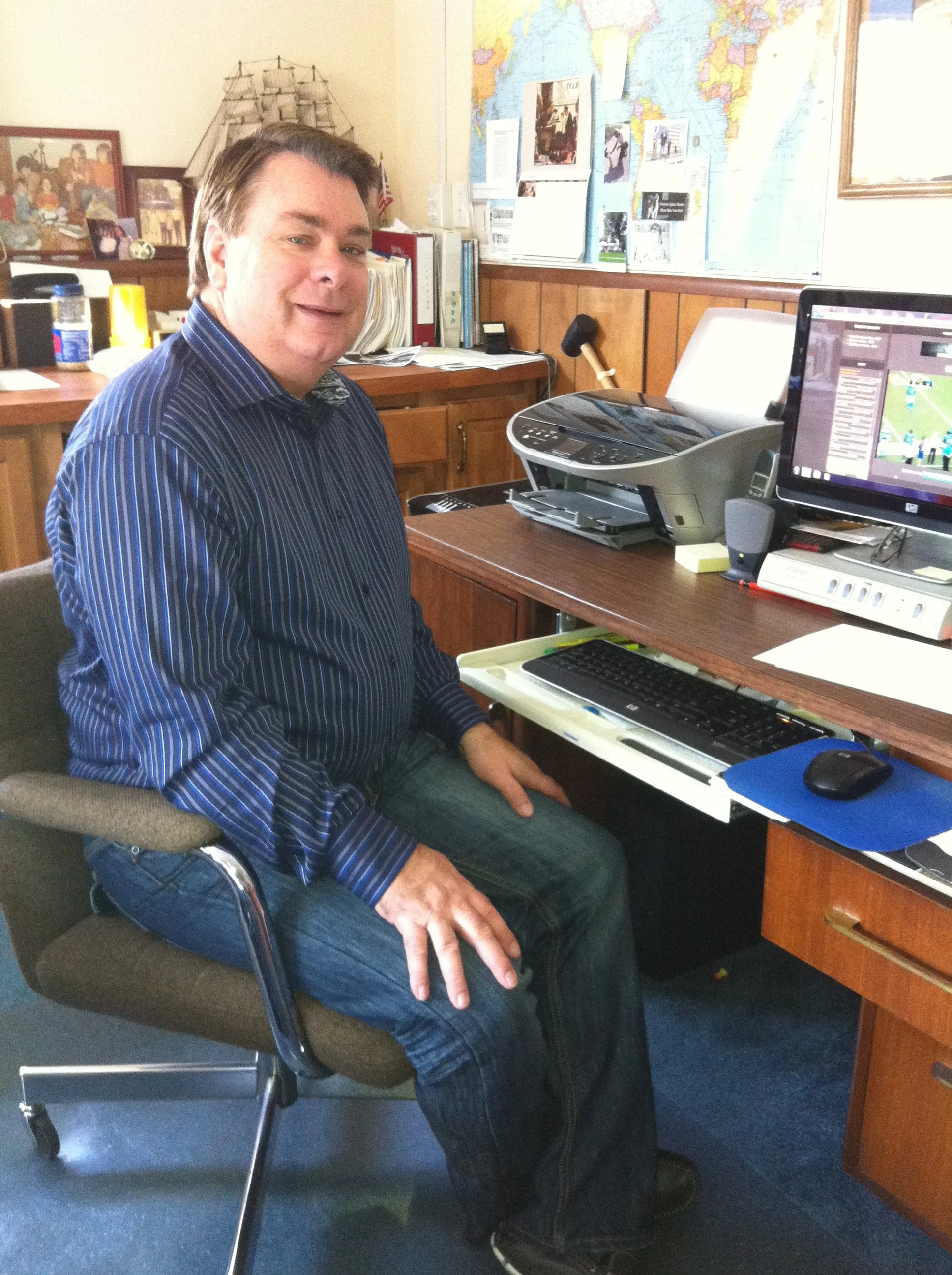 Hard at Work During the Holiday Break in Lorain, Ohio