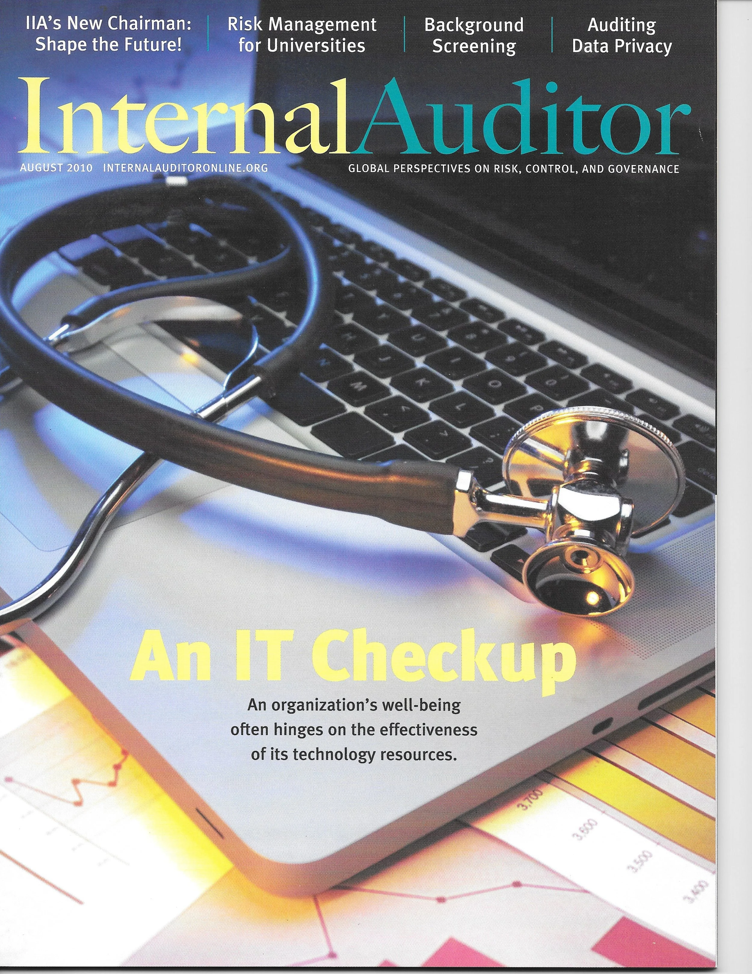Shelton Article " The Case for Privacy Audits" Published in the August 2010 IIA Internal Auditor Journal