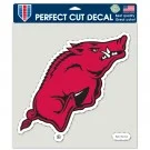 Arkansas Razorbacks 8x8 Perfect Cut Decal