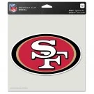 San Francisco 49ers 8x8 Perfect Cut Decal