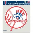New York Yankees Top Hat Logo 8x8 Perfect Cut Decal