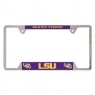 LSU Tigers Metal License Plate Frame