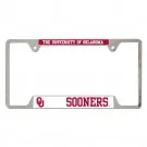 Oklahoma Sooners Metal License Plate Frame