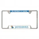 Kansas Jayhawks Metal License Plate Frame