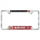 San Francisco 49ers Metal License Plate Frame