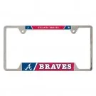 Atlanta Braves Metal License Plate Frame